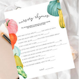 ああグルド！ – ベビーシャワー子供部屋ライムズゲーム