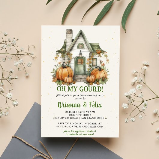 ああグルド！引っ越し祝いパーティーハローウィンパーティ 招待状