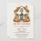 ああグルド！引っ越し祝いパーティーパーティーハローウィンパーティ 招待状 (正面)