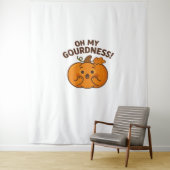 ああグルメだ！ – ビックパンプキンかわいいズArt Cl タペストリー (インサイチュ)