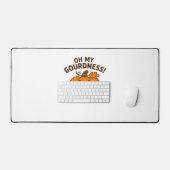 ああグルメだ！ – ビックパンプキンかわいいズArt Cl デスクマット (キーボード&マウス)