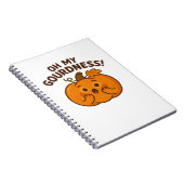 ああグルメだ! – ビックパンプキンかわいいズArt Cl ノートブック (右側)