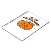 ああグルメだ! – ビックパンプキンかわいいズArt Cl ノートブック (左側)