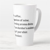 ああコーヒー。 カフェラテマグ (右アングル)