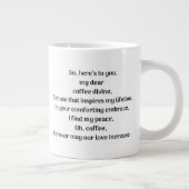 ああコーヒー。 ジャンボコーヒーマグカップ (右)