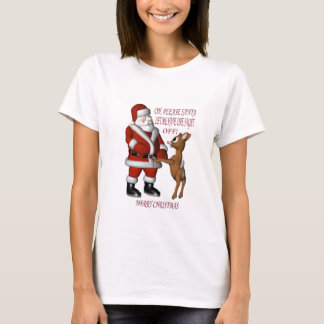ああサンタさん一人お願い Tシャツ