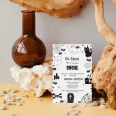 ああシート私たちはグールハロウィーンの赤ちゃんシャワーを持っている 招待状