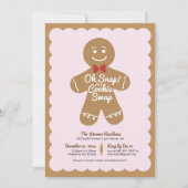 ああスナップイットアクッキースワップホリデーパーティー 招待状 (正面)