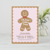 ああスナップイットアクッキースワップホリデーパーティー 招待状 (スタンド正面)