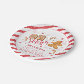 ああスナップ私たちの小さなクッキーパーティープレートカスタム- ペーパープレート (アングル)