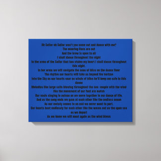 ああセーラー キャンバスプリント