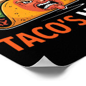 ああタコの不機嫌!- Orange Faced Trump Tacos ポスター (角)