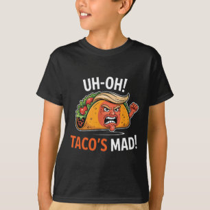 ああタコの不機嫌!- Orange Faced Trump Tacos Tシャツ