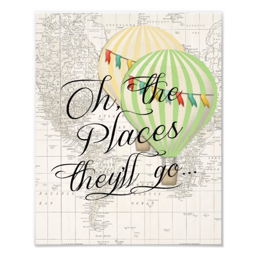 ああツインベイビーシャワー行く場所Pr フォトプリント (正面)