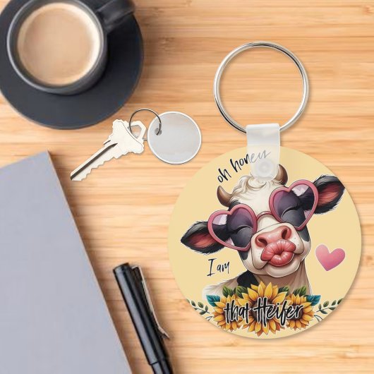 ああハニー、私はハイファーだ – 唇をパッカー キーホルダー