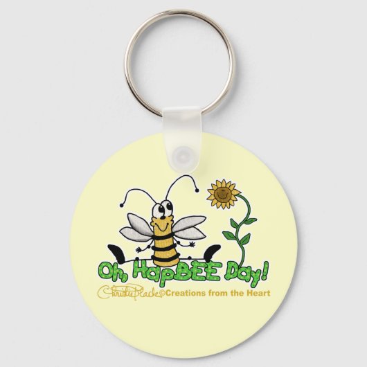 ああハプビーの日 キーホルダー (正面)