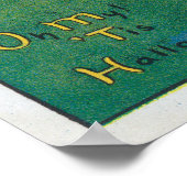 ああハロウィーンの黒猫の怖い子供 ポスター (角)