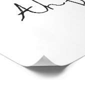 ああパリ！引用文 | Effiel Tower付き ポスター (角)