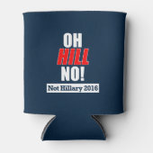 ああヒルノー！アンチおもしろい – ヒラリー・クリントン2016 缶クーラー (正面)