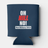 ああヒルノー！アンチおもしろい – ヒラリー・クリントン2016 缶クーラー (裏面)