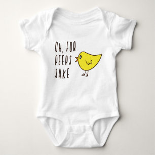 ああピープスお酒かわいいイースターチックおもしろいかわいい ベビーボディスーツ