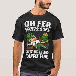 ああファーFeckの酒は肝臓を閉じる素晴らし Tシャツ