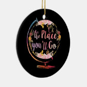 ああフラワーグローブの教え行く所 セラミックオーナメント (右)