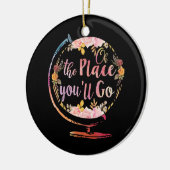 ああフラワーグローブの教え行く所 セラミックオーナメント (左)