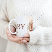 ああベビーあなたの写真と日付の回り込み コーヒーマグカップ