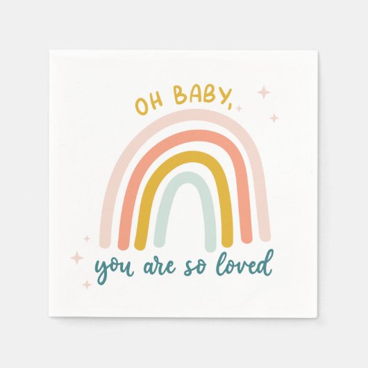 ああベビーお前は愛されている スタンダードカクテルナプキン (正面)