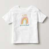 ああベビーお前は愛されている トドラーTシャツ (正面)