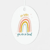 ああベビーお前は愛されている メタルオーナメント (正面左)