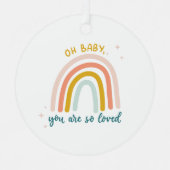 ああベビーお前は愛されている メタルオーナメント (正面)