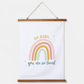 ああベビーお前は愛されている 吊り下げ型タペストリー (正面)