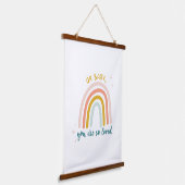 ああベビーお前は愛されている 吊り下げ型タペストリー (傾斜あり)