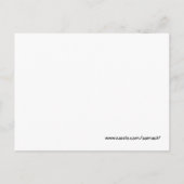 ああベビーこのピンク女の子らしい女の子 ポストカード (裏面)