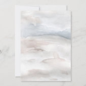 ああベビーの森の動物のシ男女兼用ャワー 招待状 (裏面)