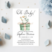 ああベビーガール赤ちゃんシャワー 招待状