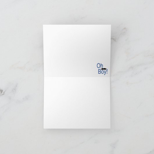 ああベビーシャワーのサンキューカード サンキューカード (内部)