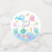 ああベビーシーベイビーシャワーの下 コンフェッティ (スモール正面)