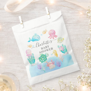 ああベビーシーベイビーシャワーの下 フェイバーバッグ