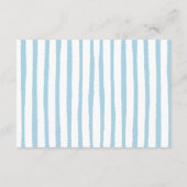 ああベビーゾウ熱い気球の本でベビー エンクロージャーカード (裏面)