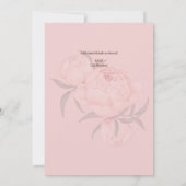 ああベビードラゴンフライ希望の赤ちゃんシャワーフローラを作る 招待状 (裏面)