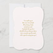 ああベビー冬の赤ちゃんの外は寒い 招待状 (裏面)