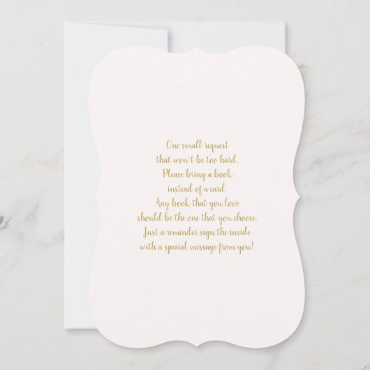 ああベビー冬の赤ちゃんの外は寒い 招待状 (裏面)