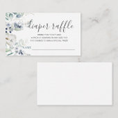 ああベビー外の冷たいシャワーおむつラッフル エンクロージャーカード (正面/裏面)