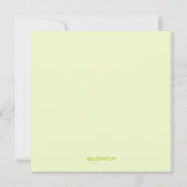 ああベビー!ガーデンシャワー招待状 招待状 (裏面)