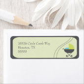 ああベビー!キャリッジ招待状セットラベル ラベル (インサイチュ)