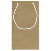 ああベビー!クラフト素朴フローラリースベビーシャワー スモールペーパーバッグ (裏面)