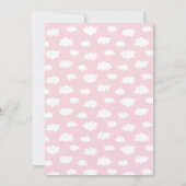 ああベビー!ストークツインガールズベビーシャワー招待状 招待状 (裏面)